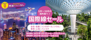 【2025】ピーチタイムセール　次回いつ予想？国内線＆国内線セールの買い方まとめ
